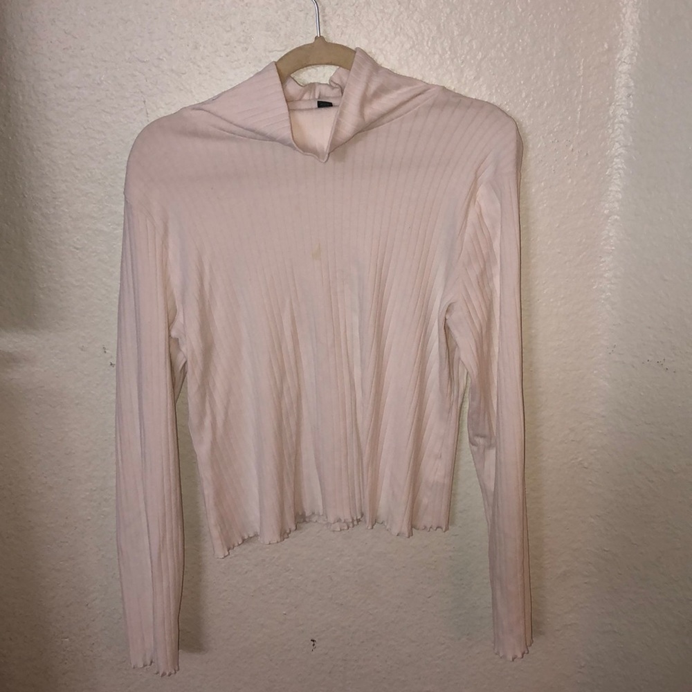 white turtle neck